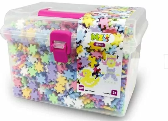 Klocki Meli Minis. Pastel. Travel Box. 2500 elementów - tantis.pl