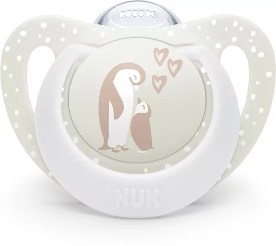 NUK. First Choice. Smoczki. 0-6 miesięcy. Pingwin. Żyrafa. 2 sztuki - tantis.pl