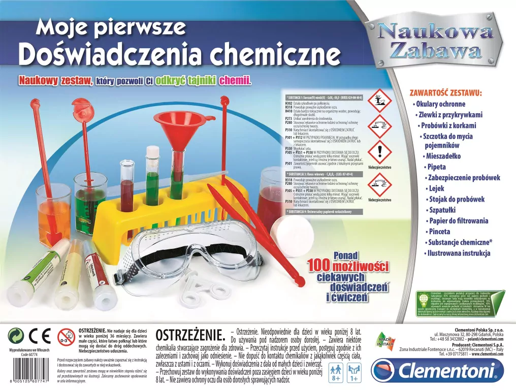 Moje pierwsze doświadczenia chemiczne. 60774 - tantis.pl