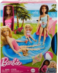 Barbie. Basen z lalką i akcesoriami