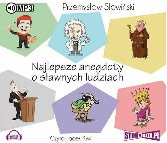 Najlepsze anegdoty o sławnych ludziach. Audiobook - tantis.pl