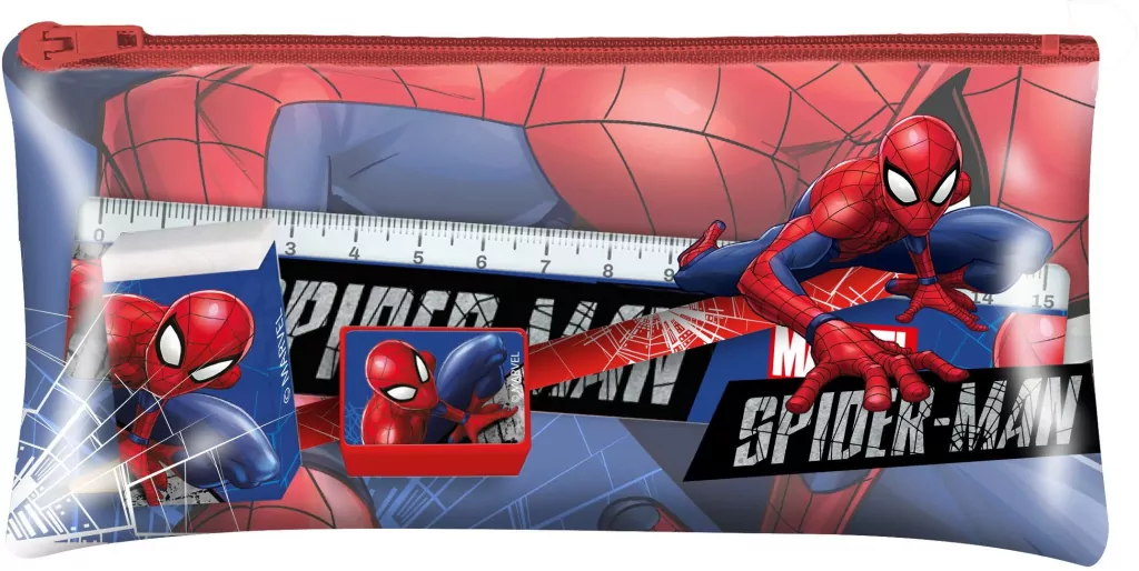 Piórnik Spiderman z akcesoriami - tantis.pl