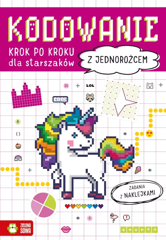 Kodowanie krok po kroku dla starszaków. Z jednorożcem - tantis.pl