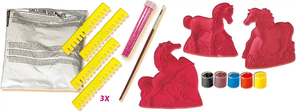 Odlew gipsowy 3D - Koniki - tantis.pl