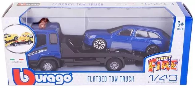 Street Fire Flatbed. Audi A6 Avant. Laweta 1:43 - tantis.pl