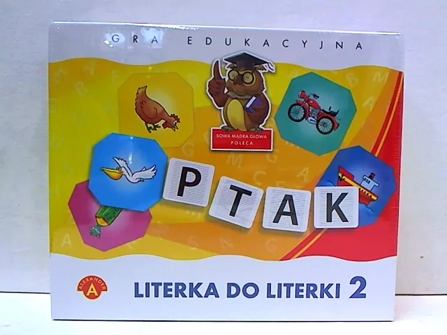 Literka do literki 2. Gra edukacyjna - tantis.pl