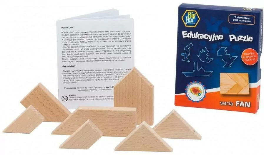 Puzzle drewniane. Seria Fan - tantis.pl