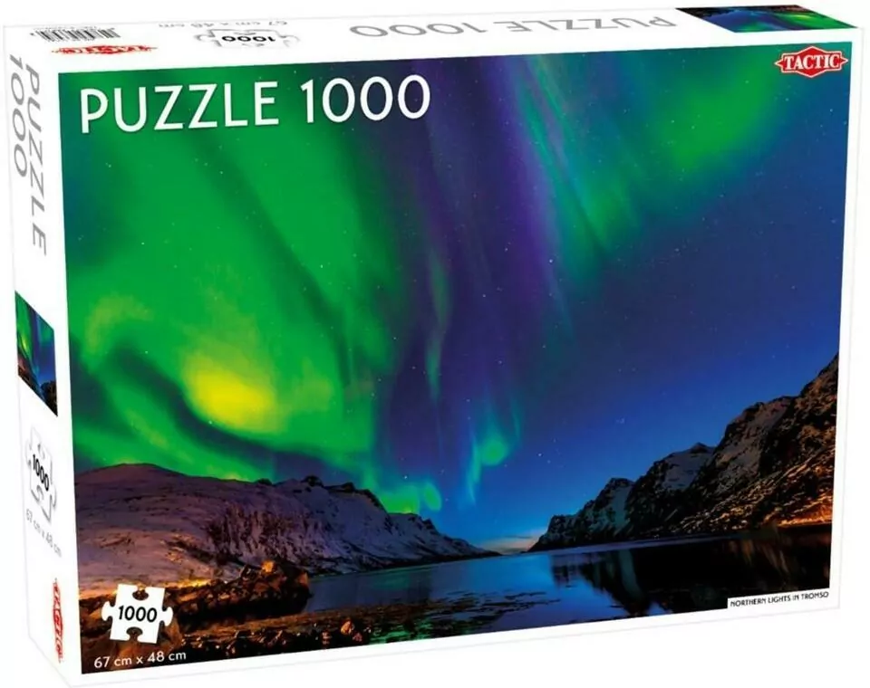 Puzzle 1000. Northern Lights in Tromso - tantis.pl