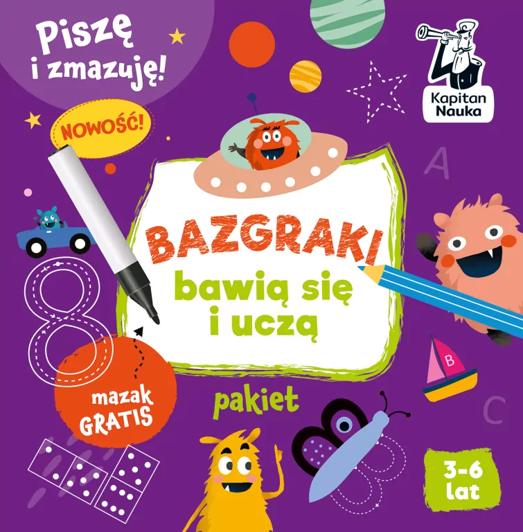 Kapitan Nauka. Bazgraki bawią się i uczą - tantis.pl