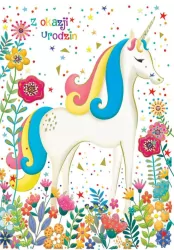 Kartka okolicznościowa. Urodziny