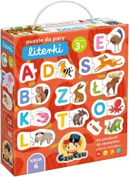 CzuCzu. Puzzle do pary. Literki
