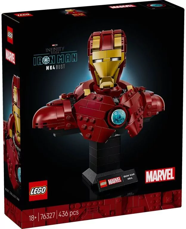 LEGO® Marvel. Popiersie Iron Mana MK4 76327 - tantis.pl