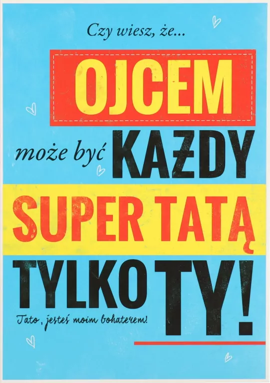Karnet Dzień Ojca K. B6-1487 - tantis.pl
