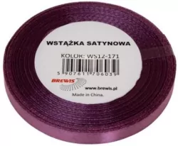 Wstążka satynowa śliwkowa 6mm x 32m