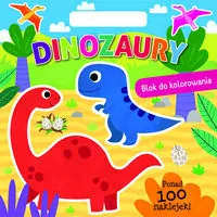 Dinozaury. Blok do kolorowania - tantis.pl