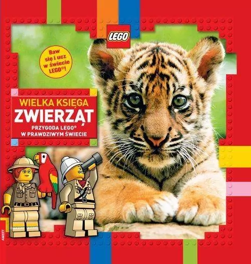 Wielka księga zwierząt. LEGO - tantis.pl