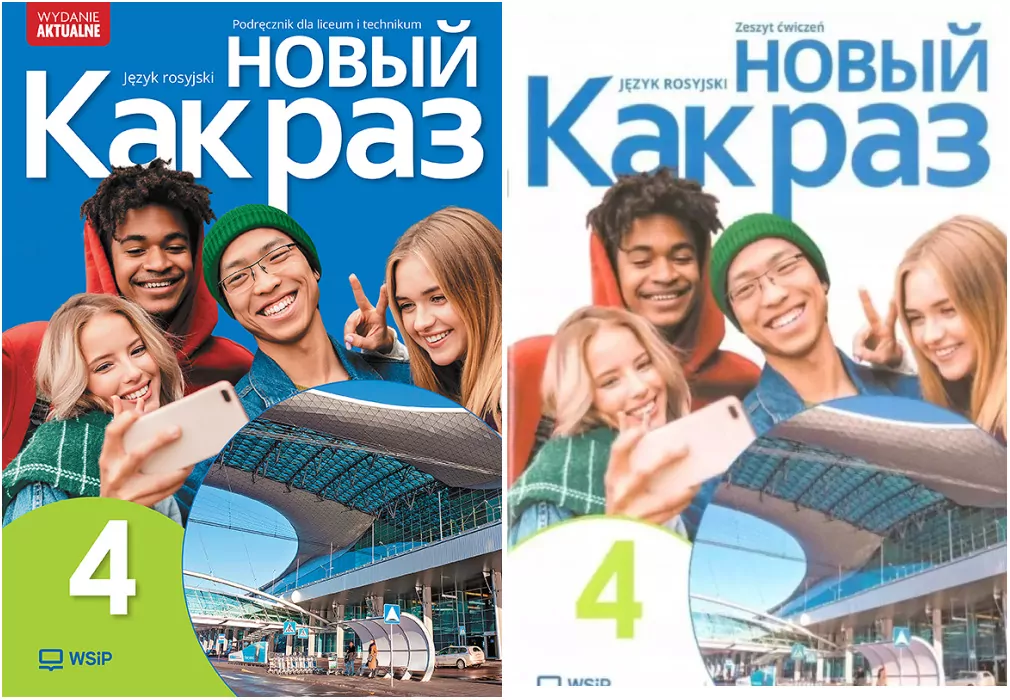 Pakiet: Nowyj Kak raz 4. Język rosyjski. Podręcznik+Zeszyt ćwiczeń dla liceum i technikum - tantis.pl