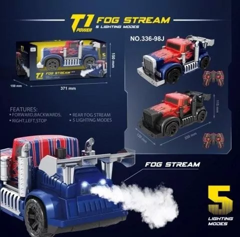 Pojazd R/C + ład + dym + 5 świateł - tantis.pl