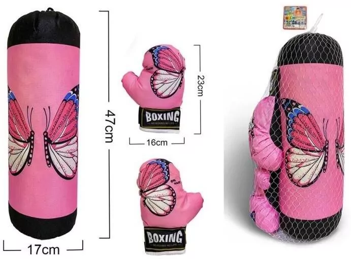 Worek różowy motylki - tantis.pl