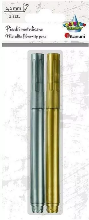 Pisak metaliczny złoty + srebrny - tantis.pl