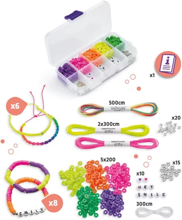 Maped. Creativ, Bransoletki neonowe, 14 sztuk - tantis.pl