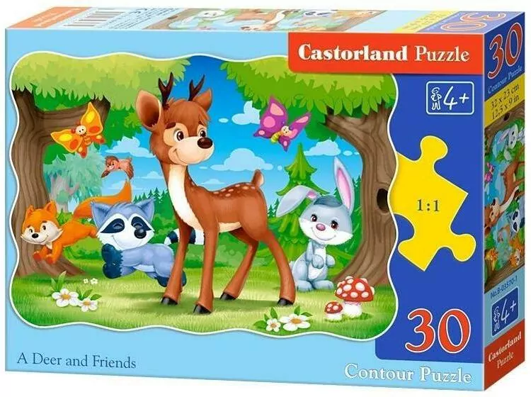 Puzzle 30. Jelonek i przyjaciele - tantis.pl