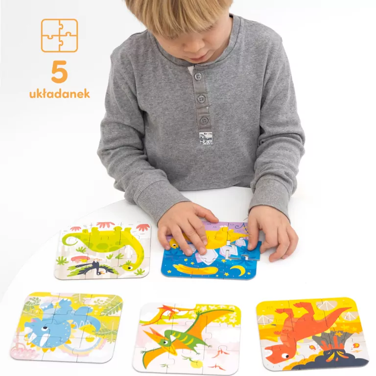 CzuCzu. Układam Dinozaury 3+ - tantis.pl