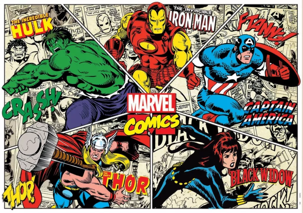 Puzzle 1000 Komiksy Marvela G3 - tantis.pl
