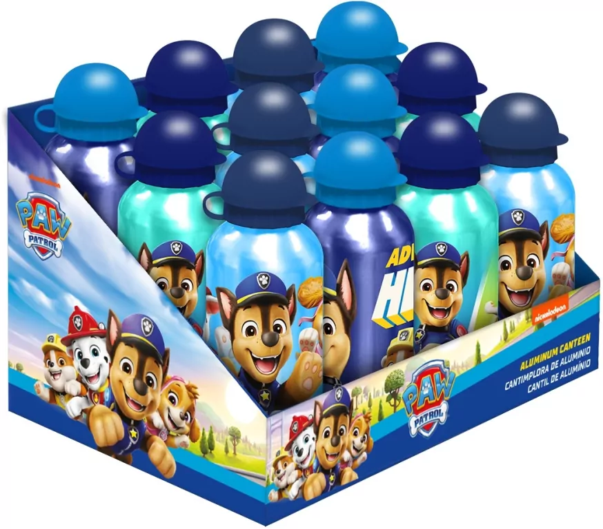 Bidon 500ml aluminium Paw Patrol 1szt.mix PW19993 - tantis.pl