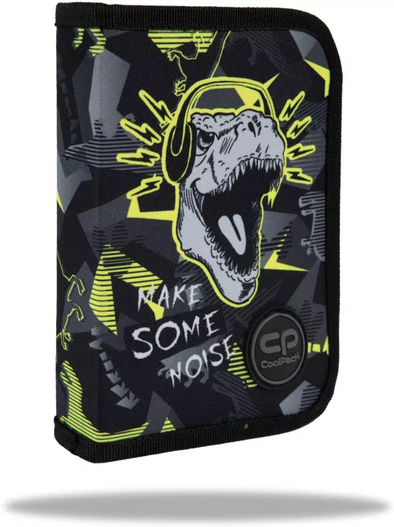 Piórnik jednoklapkowy bez wyposażenia Coolpack Clipper Dinopark - tantis.pl