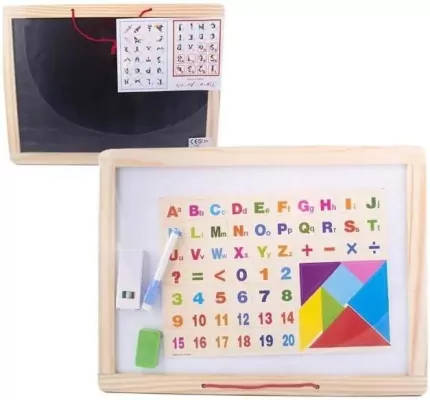 Tablica dwustronna kreda i pisak magnetyczna