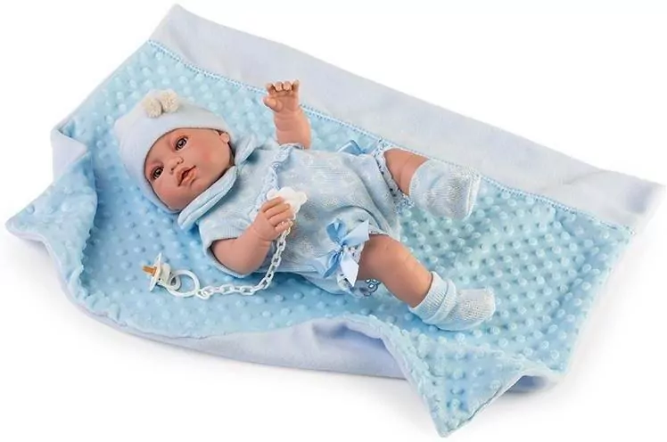 Lalka hiszpańska bobas Mantita z akcesoriami 42cm - tantis.pl