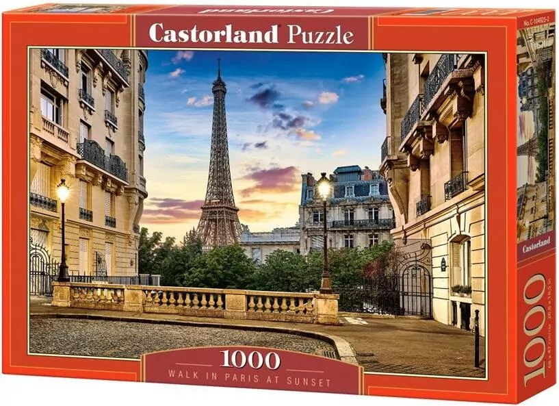 Puzzle 1000. Walk in Paris at Sunset - tantis.pl