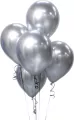 Balony Beauty&Charm platynowe srebrne 30cm - tantis.pl