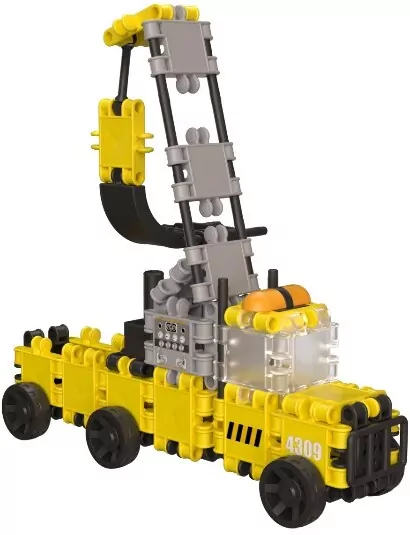 Clics. Klocki edukacyjno-konstrukcyjne 5w1. Maszyny budowlane - tantis.pl