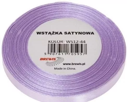 Wstążka satynowa jasny lawendowy 38mm x 32m - tantis.pl