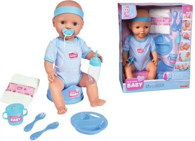 Lalka New Born Baby. Chłopiec - tantis.pl