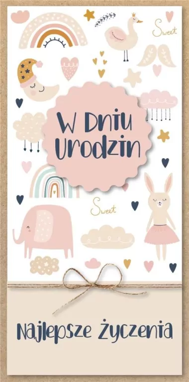 Karnet okolicznościowy. Urodziny. Armin Style - tantis.pl