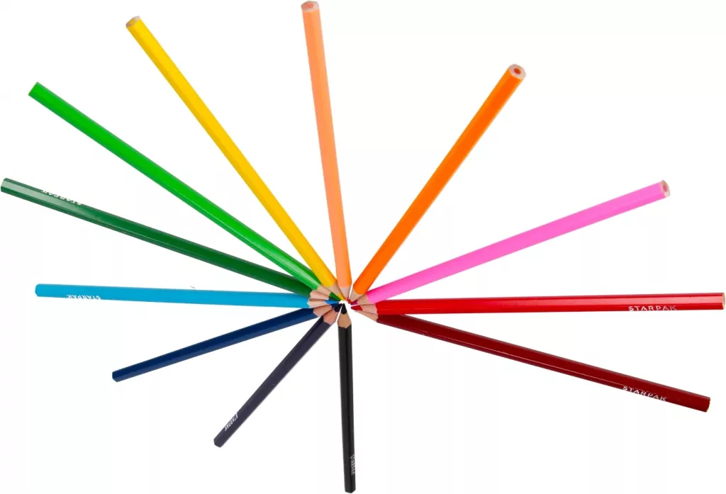 Kredki ołówkowe 12 kolorów Football - tantis.pl