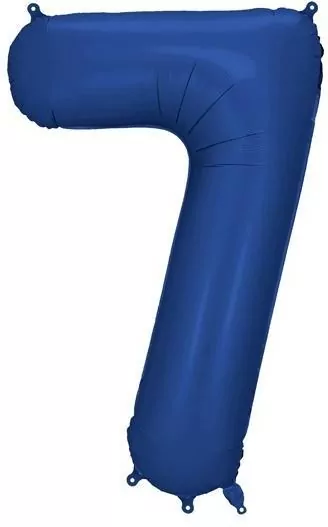 Balon foliowy cyfra 7 86cm granat - tantis.pl