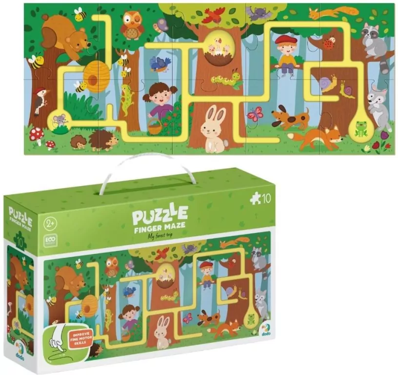 Puzzle labirynt Moja leśna wycieczka 300585 - tantis.pl
