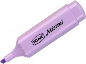 Zakreślacz TOMA Mistral TO-334 - pastelowy fioletowy (TO-334 7 6) - tantis.pl