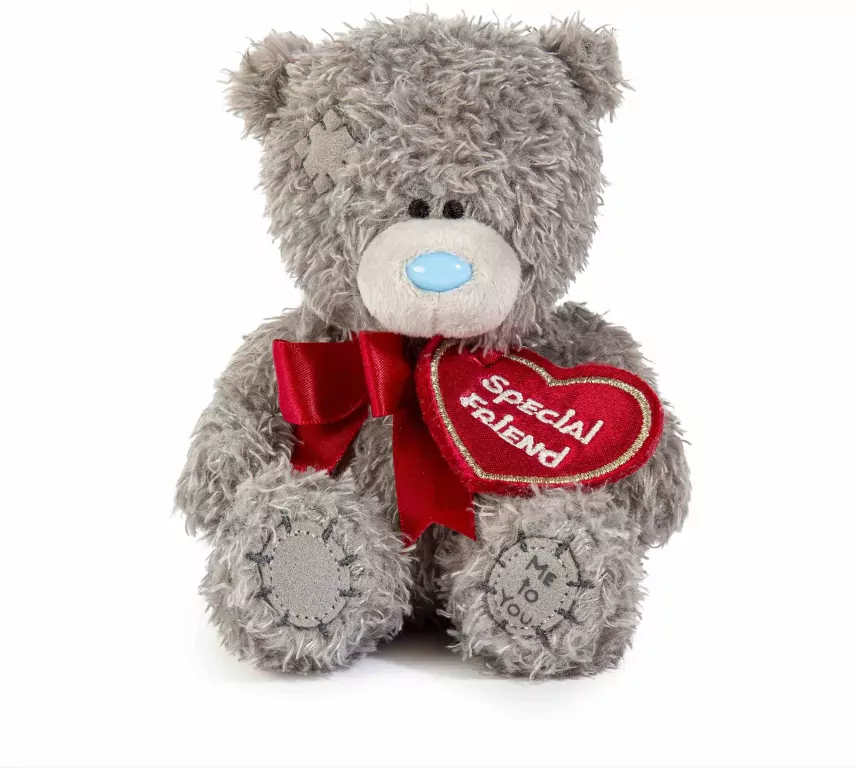 Miś - Special friend z kokardą i zawieszką 11cm - tantis.pl