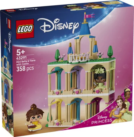 LEGO® Disney Princess. Mała Bella i Tiana z zamkiem 43291 - tantis.pl