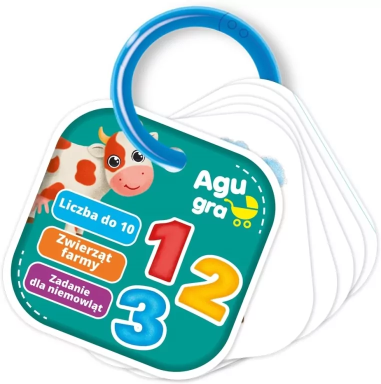 Karty na pierścionku Liczenie. Farma - tantis.pl