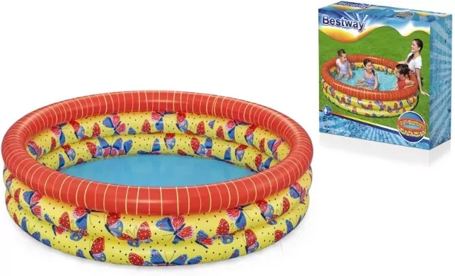 BASEN DMUCH 168X38 MOTYLKI BESTWAY PUD - tantis.pl