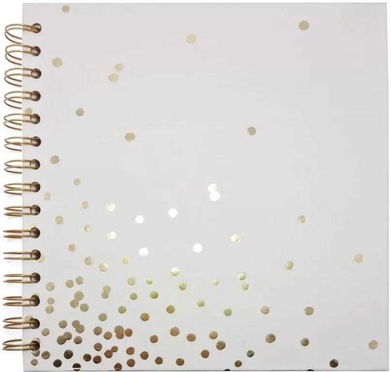 Album na spirali 30K Złote kropki HAPPY COLOR - tantis.pl