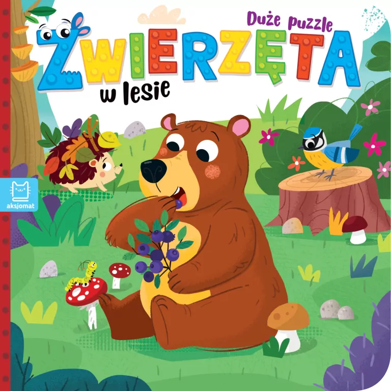 Duże puzzle. Zwierzęta w lesie - tantis.pl