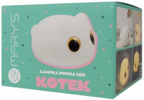 Lampka nocna LED kotek - tantis.pl