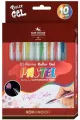Długopisy żelowe pastel 10 kolorów - tantis.pl
